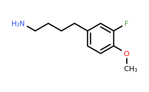 1216244-86-8 | 4-(3-Fluoro-4-methoxyphenyl)butan-1-amine
