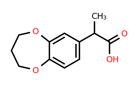 1216272-35-3 | 2-(3,4-Dihydro-2h-benzo[b][1,4]dioxepin-7-yl)propanoic acid