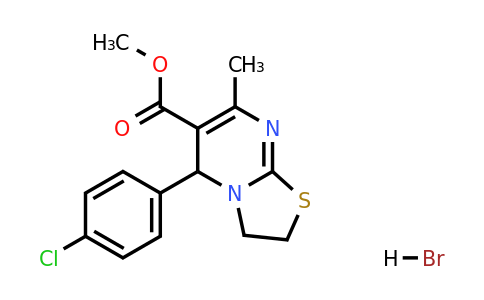 1216517-56-4 | Methyl 5-(4-chlorophenyl)-7-methyl-2,3-dihydro-5H-thiazolo[3,2-a]pyrimidine-6-carboxylate hydrobromide