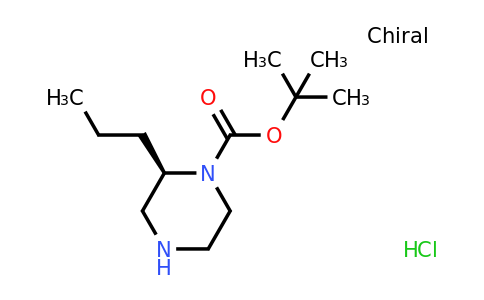 1217449-00-7 | (R)-tert-Butyl 2-propylpiperazine-1-carboxylate hydrochloride