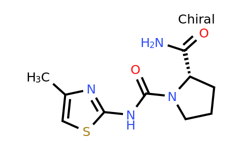 1217486-98-0 | (S)-N1-(4-Methylthiazol-2-yl)pyrrolidine-1,2-dicarboxamide