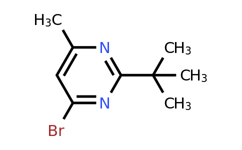 1217487-76-7 | 4-Bromo-2-(tert-butyl)-6-methylpyrimidine