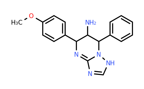 1217728-23-8 | 5-(4-Methoxyphenyl)-7-phenyl-1,5,6,7-tetrahydro-[1,2,4]triazolo[1,5-a]pyrimidin-6-amine