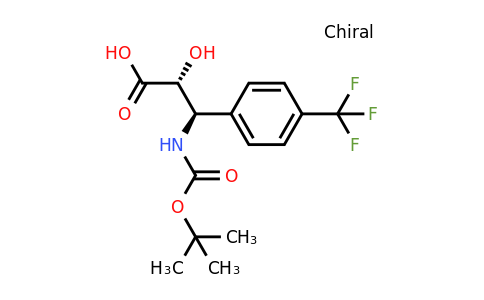 1217733-31-7 | (2R,3R)-3-((tert-Butoxycarbonyl)amino)-2-hydroxy-3-(4-(trifluoromethyl)phenyl)propanoic acid