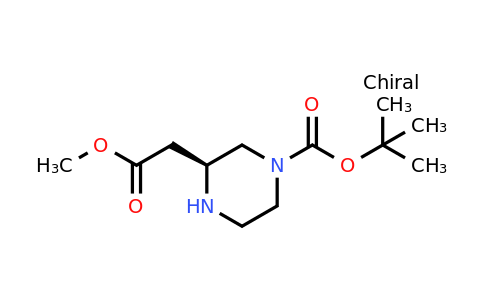 1217810-25-7 | tert-Butyl (S)-3-(2-methoxy-2-oxoethyl)piperazine-1-carboxylate