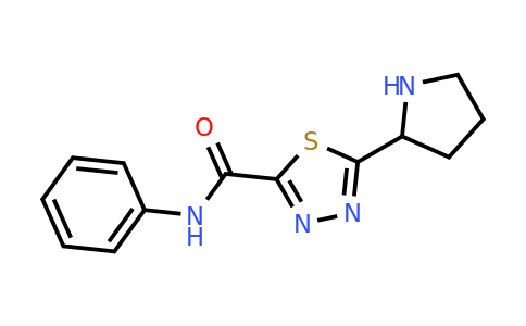 1217863-00-7 | N-phenyl-5-(pyrrolidin-2-yl)-1,3,4-thiadiazole-2-carboxamide