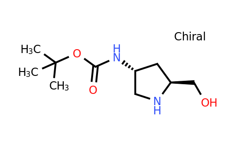 1217975-63-7 | tert-Butyl ((3R,5S)-rel-5-(Hydroxymethyl)pyrrolidin-3-yl)carbamate