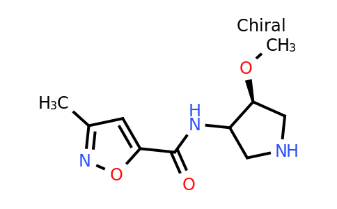 1217988-01-6 | n-((4s)-4-Methoxypyrrolidin-3-yl)-3-methylisoxazole-5-carboxamide