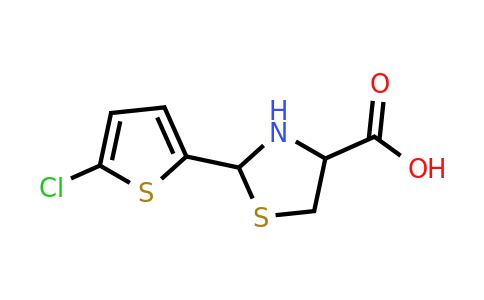 1218116-94-9 | 2-(5-Chlorothiophen-2-yl)-1,3-thiazolidine-4-carboxylic acid, mixture of diastereomers