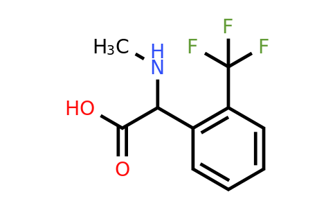 2-(Methylamino)-2-[2-(trifluoromethyl)phenyl]acetic acid