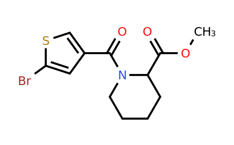 1218501-57-5 | Methyl 1-(5-bromothiophene-3-carbonyl)piperidine-2-carboxylate