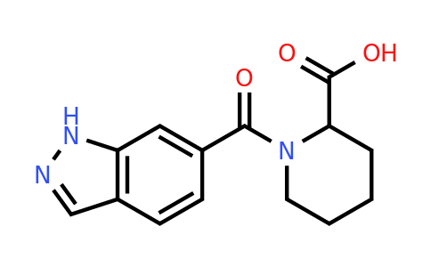 1218555-39-5 | 1-(1h-Indazole-6-carbonyl)piperidine-2-carboxylic acid
