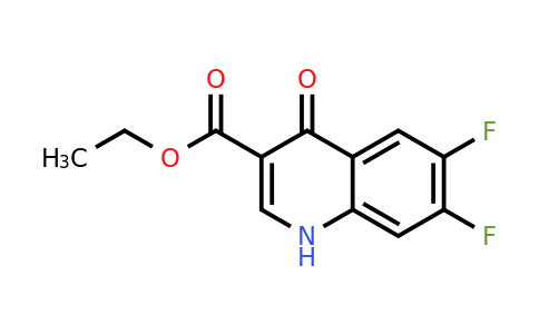 121873-01-6 | Ethyl 6,7-difluoro-4-oxo-1,4-dihydroquinoline-3-carboxylate