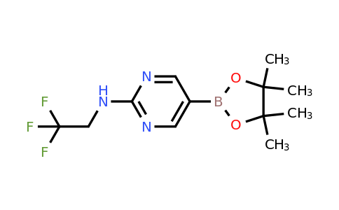 1218789-32-2 | 5-(4,4,5,5-Tetramethyl-1,3,2-dioxaborolan-2-yl)-N-(2,2,2-trifluoroethyl)pyrimidin-2-amine