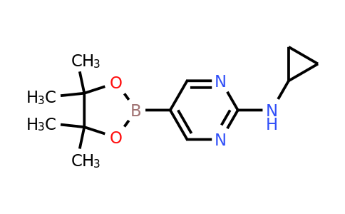 1218789-33-3 | N-Cyclopropyl-5-(4,4,5,5-tetramethyl-1,3,2-dioxaborolan-2-yl)pyrimidin-2-amine