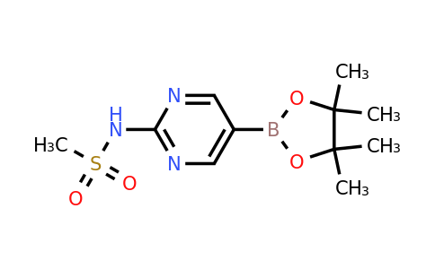 1218789-36-6 | N-(5-(4,4,5,5-Tetramethyl-1,3,2-dioxaborolan-2-yl)pyrimidin-2-yl)methanesulfonamide