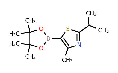1218789-55-9 | 2-Isopropyl-4-methyl-5-(4,4,5,5-tetramethyl-1,3,2-dioxaborolan-2-yl)thiazole