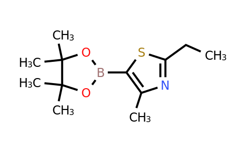 1218789-94-6 | 2-Ethyl-4-methyl-5-(4,4,5,5-tetramethyl-1,3,2-dioxaborolan-2-yl)thiazole