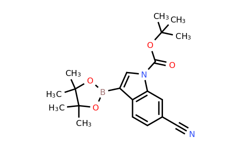 1218790-23-8 | tert-Butyl 6-cyano-3-(4,4,5,5-tetramethyl-1,3,2-dioxaborolan-2-yl)-1H-indole-1-carboxylate
