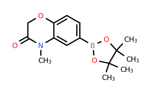1218790-29-4 | 4-Methyl-6-(4,4,5,5-tetramethyl-1,3,2-dioxaborolan-2-yl)-2H-benzo[b][1,4]oxazin-3(4H)-one