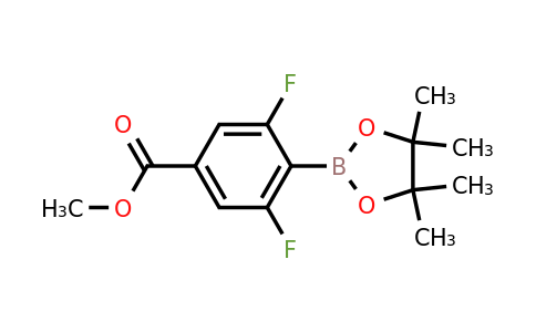1218791-32-2 | Methyl 3,5-difluoro-4-(4,4,5,5-tetramethyl-1,3,2-dioxaborolan-2-yl)benzoate