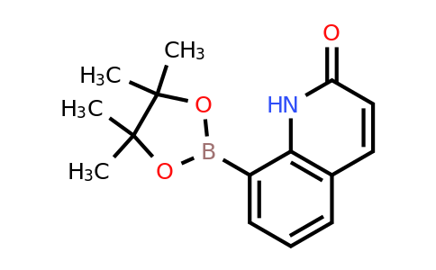 1219130-55-8 | 8-(4,4,5,5-Tetramethyl-1,3,2-dioxaborolan-2-yl)quinolin-2(1H)-one
