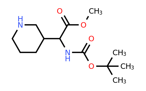 1219331-78-8 | Methyl 2-((tert-butoxycarbonyl)amino)-2-(piperidin-3-yl)acetate