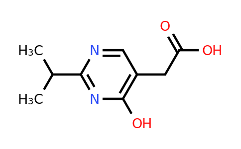 1219544-78-1 | 2-(4-Hydroxy-2-isopropylpyrimidin-5-yl)acetic acid