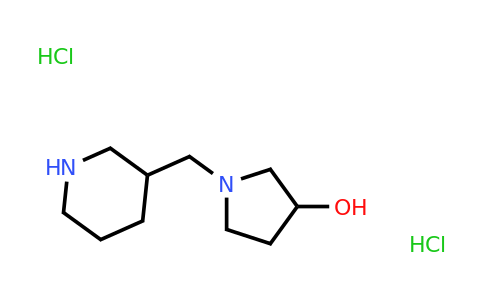 1220016-78-3 | 1-[(piperidin-3-yl)methyl]pyrrolidin-3-ol dihydrochloride
