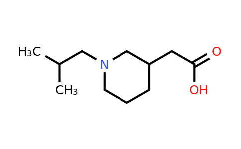 1220019-60-2 | 2-[1-(2-methylpropyl)piperidin-3-yl]acetic acid
