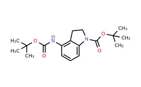 1220039-93-9 | Tert-butyl 4-((tert-butoxycarbonyl)amino)indoline-1-carboxylate