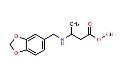 1221341-72-5 | Methyl 3-{[(2h-1,3-benzodioxol-5-yl)methyl]amino}butanoate