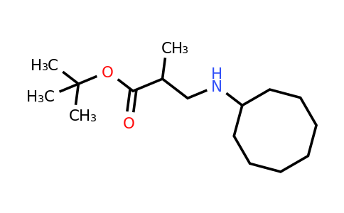 tert-Butyl 3-(cyclooctylamino)-2-methylpropanoate