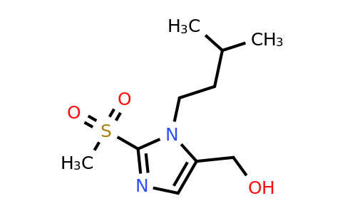 1221341-77-0 | [2-Methanesulfonyl-1-(3-methylbutyl)-1h-imidazol-5-yl]methanol