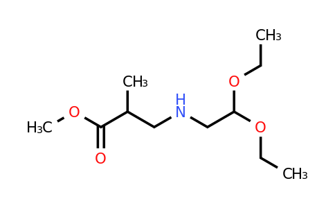 1221341-95-2 | Methyl 3-[(2,2-diethoxyethyl)amino]-2-methylpropanoate