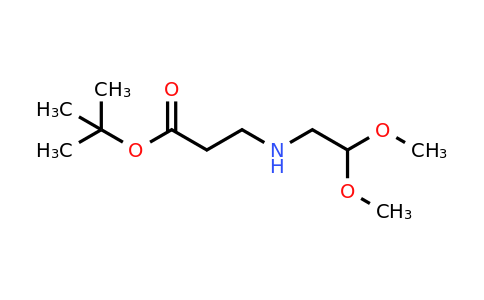 1221342-68-2 | tert-Butyl 3-[(2,2-dimethoxyethyl)amino]propanoate
