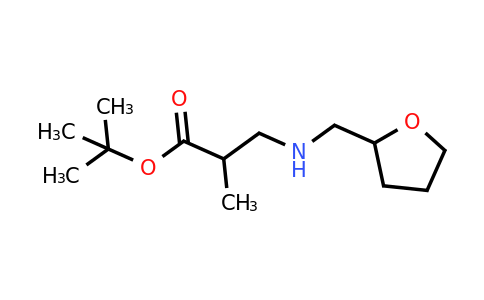 1221346-51-5 | tert-Butyl 2-methyl-3-{[(oxolan-2-yl)methyl]amino}propanoate