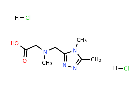1221722-33-3 | 2-{[(dimethyl-4h-1,2,4-triazol-3-yl)methyl](methyl)amino}acetic acid dihydrochloride