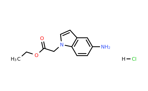 1221722-73-1 | Ethyl 2-(5-amino-1H-indol-1-yl)acetate hydrochloride
