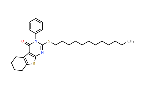 1221724-26-0 | 5-(Dodecylsulfanyl)-4-phenyl-8-thia-4,6-diazatricyclo[7.4.0.0,2,7]trideca-1(9),2(7),5-trien-3-one