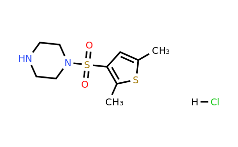 1221725-47-8 | 1-[(2,5-dimethylthiophen-3-yl)sulfonyl]piperazine hydrochloride