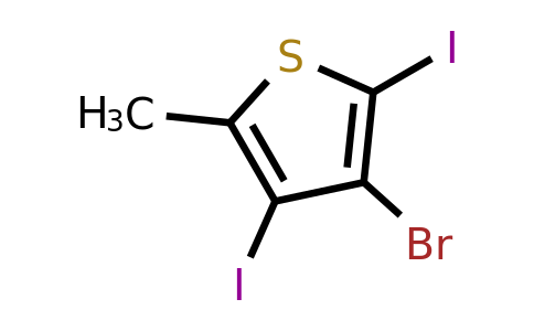 1221791-68-9 | 3-Bromo-2,4-diiodo-5-methylthiophene