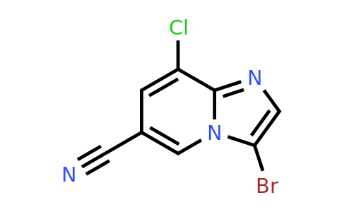 1221791-70-3 | 3-Bromo-8-chloroimidazo[1,2-a]pyridine-6-carbonitrile