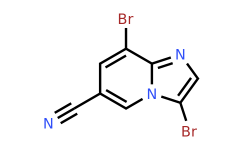 1221792-63-7 | 3,8-Dibromoimidazo[1,2-a]pyridine-6-carbonitrile
