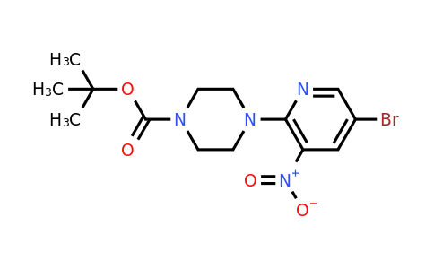 1221792-73-9 | Tert-butyl 4-(5-bromo-3-nitropyridin-2-yl)piperazine-1-carboxylate