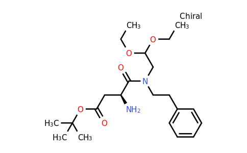 (S)-tert-Butyl 3-amino-4-((2,2-diethoxyethyl)(phenethyl)amino)-4-oxobutanoate