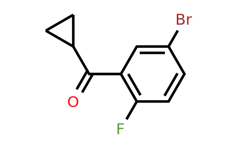 1222368-75-3 | (5-Bromo-2-fluorophenyl)(cyclopropyl)methanone