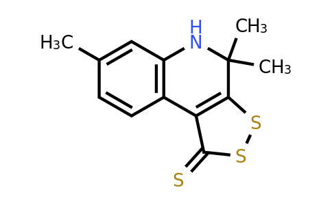 122246-13-3 | 4,5-Dihydro-4,4,7-trimethyl-1H-[1,2]dithiolo[3,4-c]quinoline-1-thione