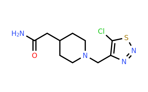 1222983-01-8 | 2-(1-((5-Chloro-1,2,3-thiadiazol-4-yl)methyl)piperidin-4-yl)acetamide