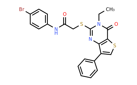 1223924-08-0 | N-(4-bromophenyl)-2-((3-ethyl-4-oxo-7-phenyl-3,4-dihydrothieno[3,2-d]pyrimidin-2-yl)thio)acetamide